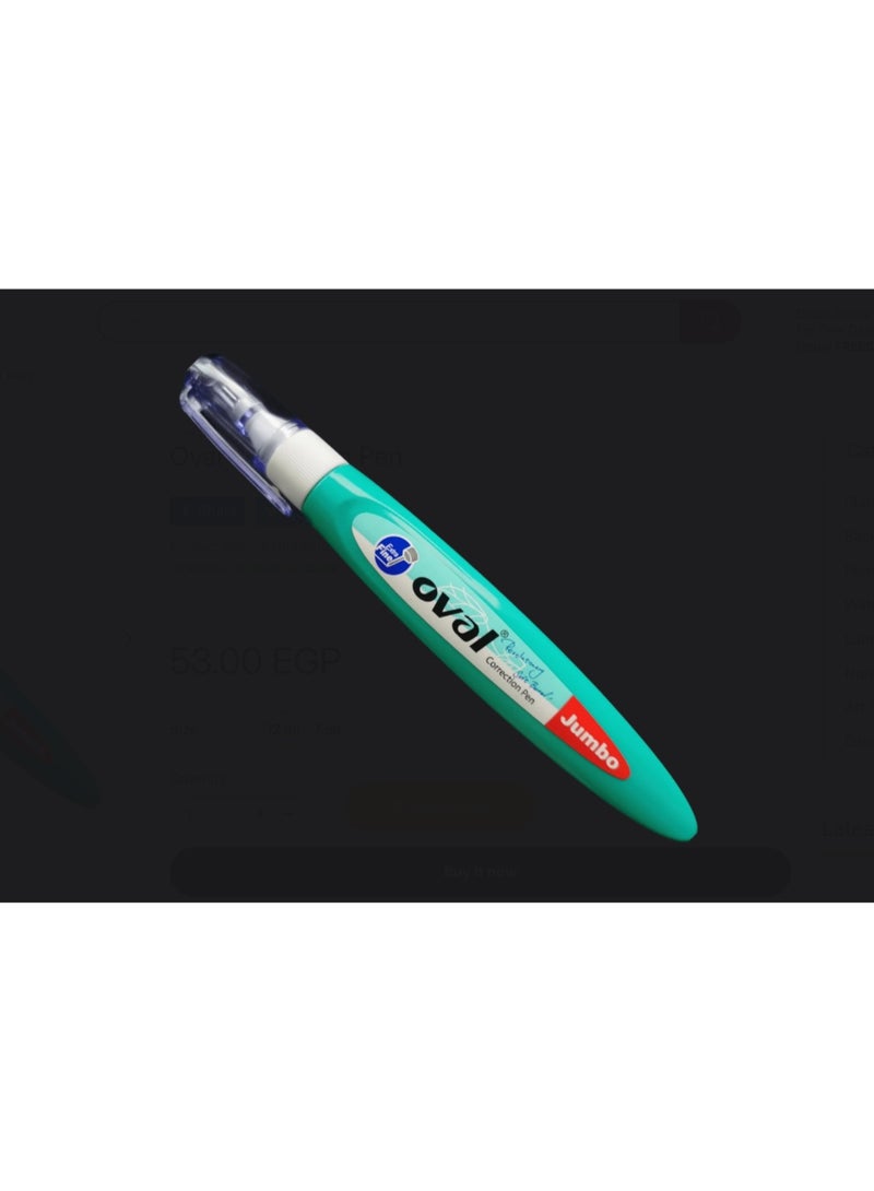 Oval قلم تصحيح 12 مل.
