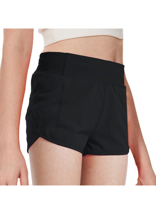 Summer Children's Shorts High Waist Anti-light Leisure Outdoor Running Fitness Yoga Pants Women