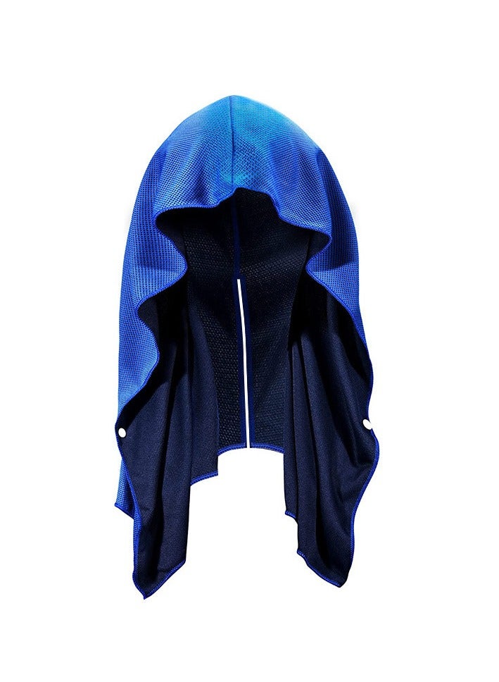 Generic U-Shaped Ice Towel Hood - Cooling Headband,Desert Sun Protection,Multiple Usage Methods Sports Scarf,Perfect for Construction/Gym/Beach  - Image 1