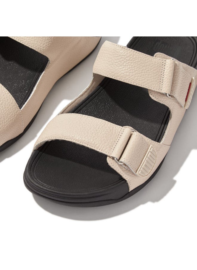 FitFlop - Fitflop Mens Gogh Moc Leather L05-A20  Beige - Image 1
