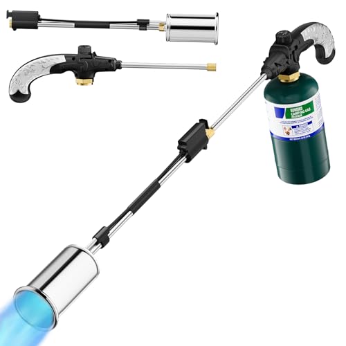 Sondiko Propane Torch Weed Burner, High Output Weed Torch Flamethrower, 30" Detachable Long Arm Heavy Duty Blow Torch For Garden, Wood, Ice, Snow, Melting(PROPANE TANK NOT INCLUDED) - Image 1