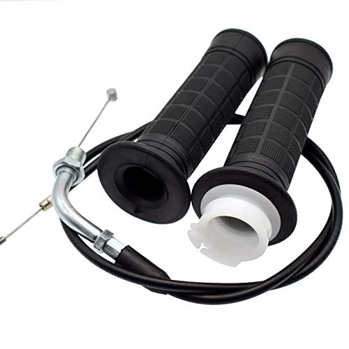 Riyitauto Twist Throttle and 36" Cable Handle Grip Kill Switch Set for 7/8" 22mm Handlebar 49cc 66cc 80cc Engine Motorized Bicycle Push Bike - Image 2
