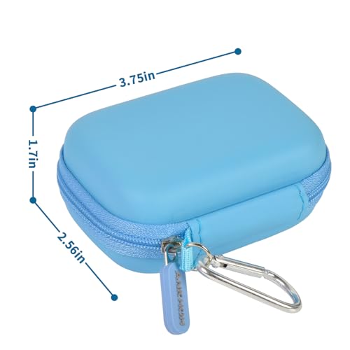 ANKHOH Carrying Case Compatible with Crucial X10/ X9 Pro 4TB/ 2TB/ 1TB Portable SSD, External Solid State Drive Hard Storage Holder Bag Fits for USB-C Cable (Box Only) (Blue) - Image 5