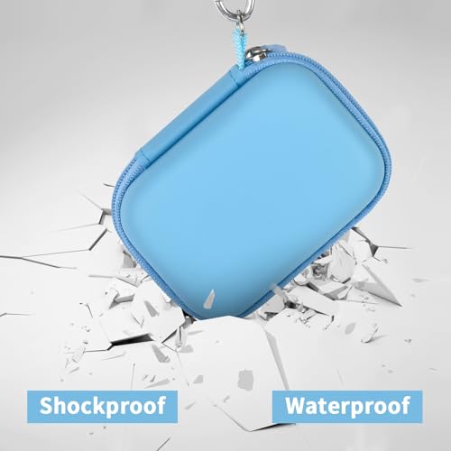 ANKHOH Carrying Case Compatible with Crucial X10/ X9 Pro 4TB/ 2TB/ 1TB Portable SSD, External Solid State Drive Hard Storage Holder Bag Fits for USB-C Cable (Box Only) (Blue) - Image 4