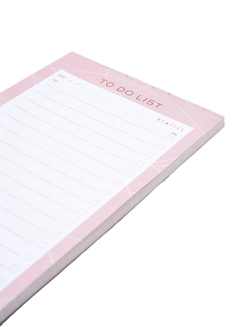 Prickly Pear Swirl To-Do List - Practical Notepad For Daily Tasks - Image 2