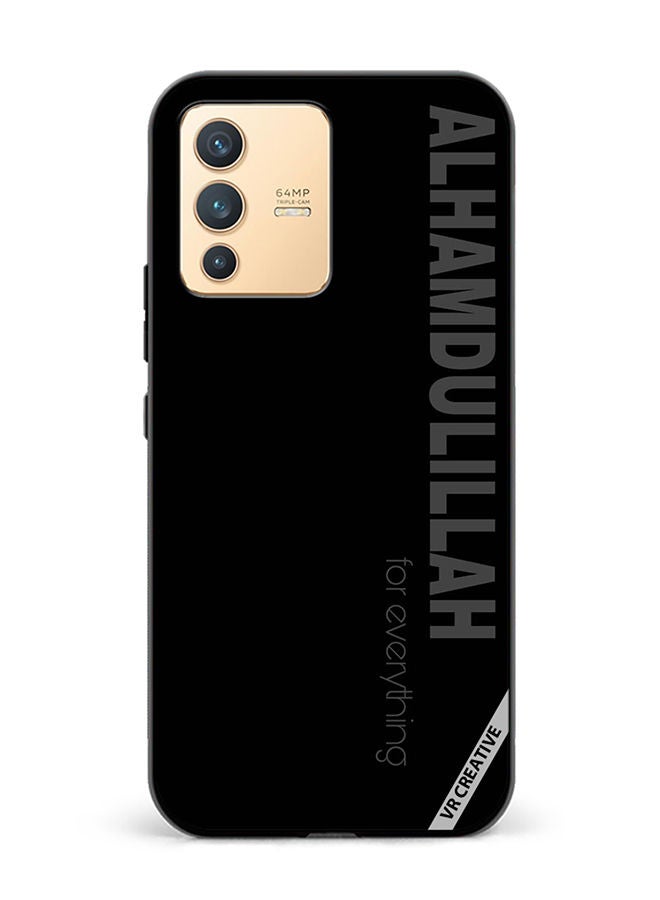 VR CREATIVE Protective Case Cover For Vivo V23 5G Alhamdulillah For Everything Design Multicolour - Image 1