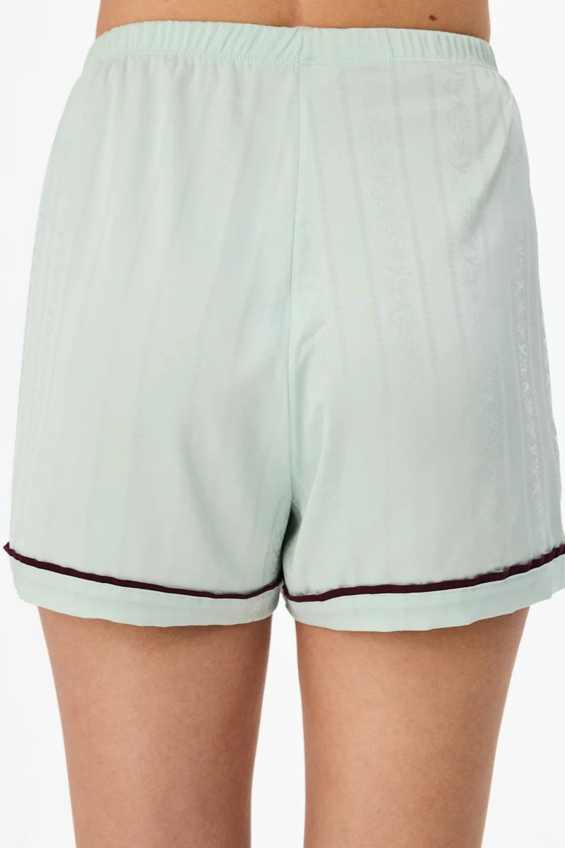 بنتي PENTI Aurora Satin Floral Shorts Pajama Bottoms