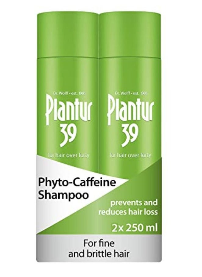 Plantur 39 - Phyto-Caffeine Shampoo 2x 250ml For Fine Brittle Hair Made in Germany - Image 1