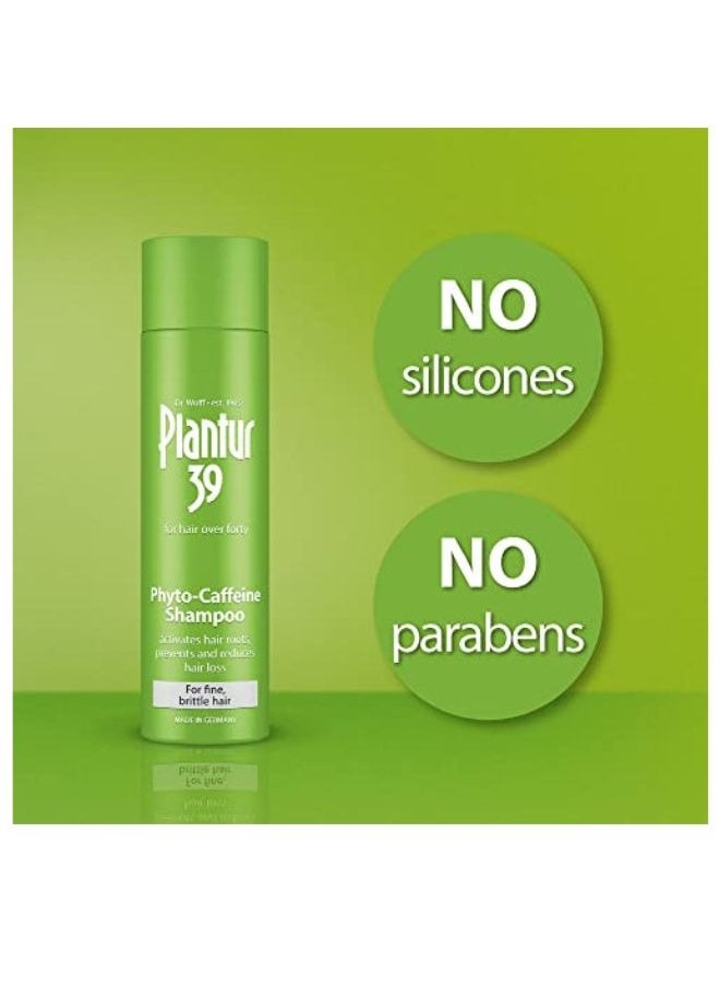 Plantur 39 - Phyto-Caffeine Shampoo 2x 250ml For Fine Brittle Hair Made in Germany - Image 1