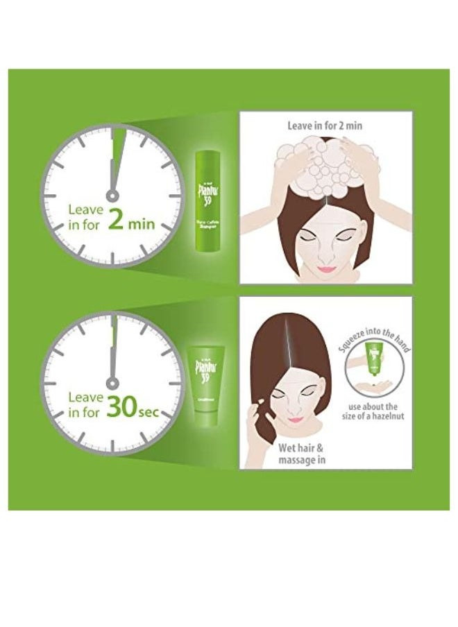 Plantur 39 - Phyto-Caffeine Shampoo 2x 250ml For Fine Brittle Hair Made in Germany - Image 1