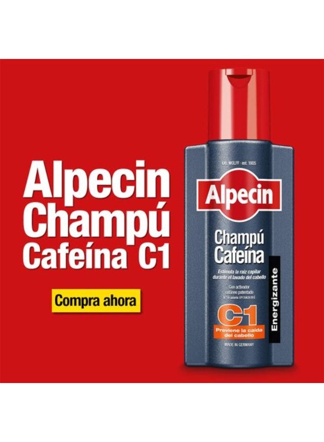 ألبيسين شامبو الكافيين المنشط للشعر C1 - 375 مل - Image 5