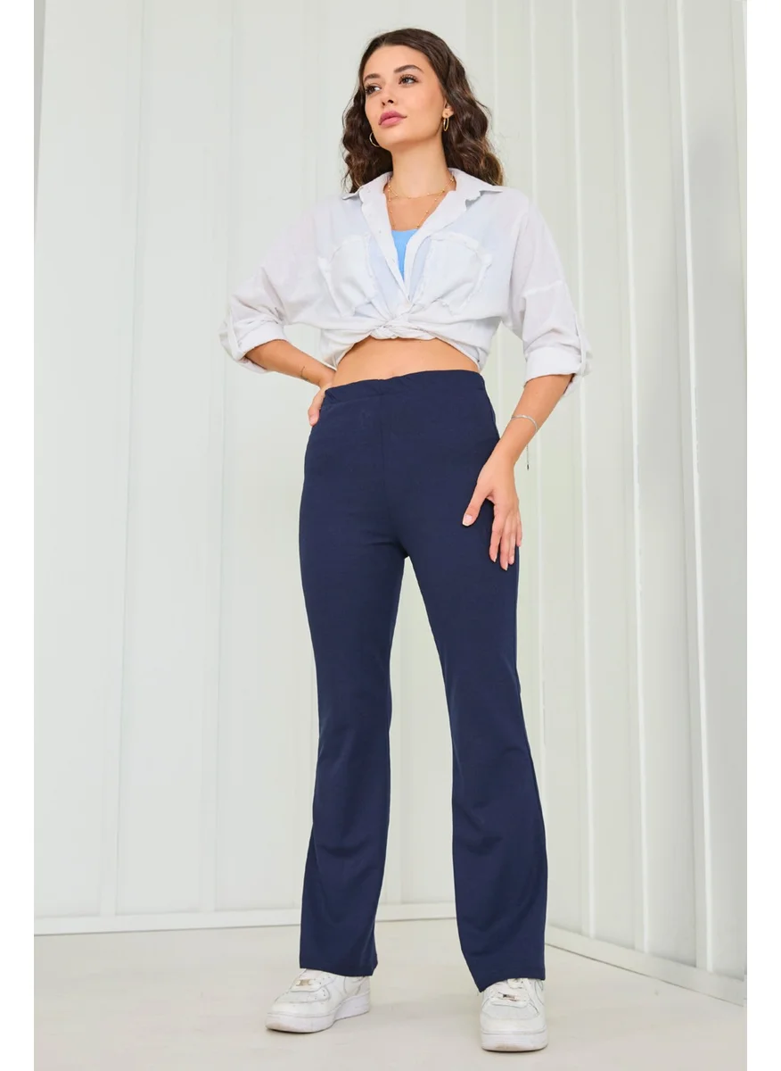 Tofisa 23023-DARK BLUE Trousers
