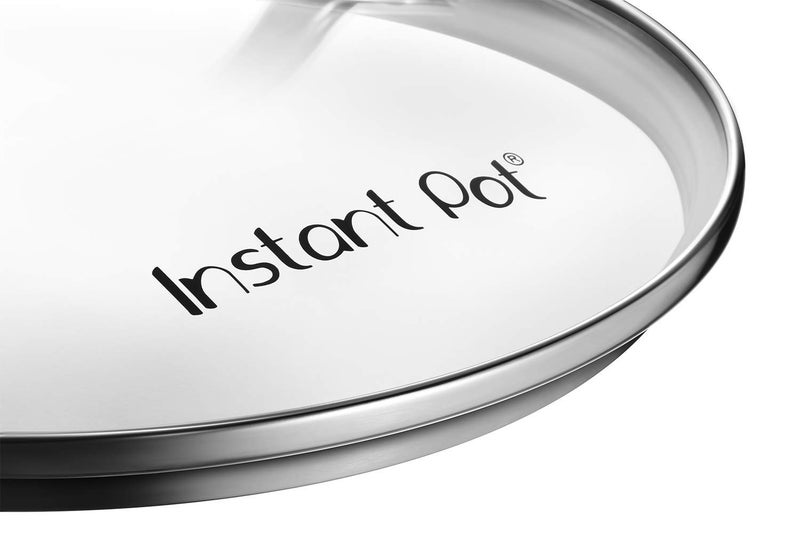 Instant Pot غطاء زجاجي مقسى لوعاء الطهي الفوري، 7.6 بوصة، 3 لتر مصغر، غطاء وعاء الطهي، مقبض وحافة من الفولاذ المقاوم للصدأ، شفاف - Image 5