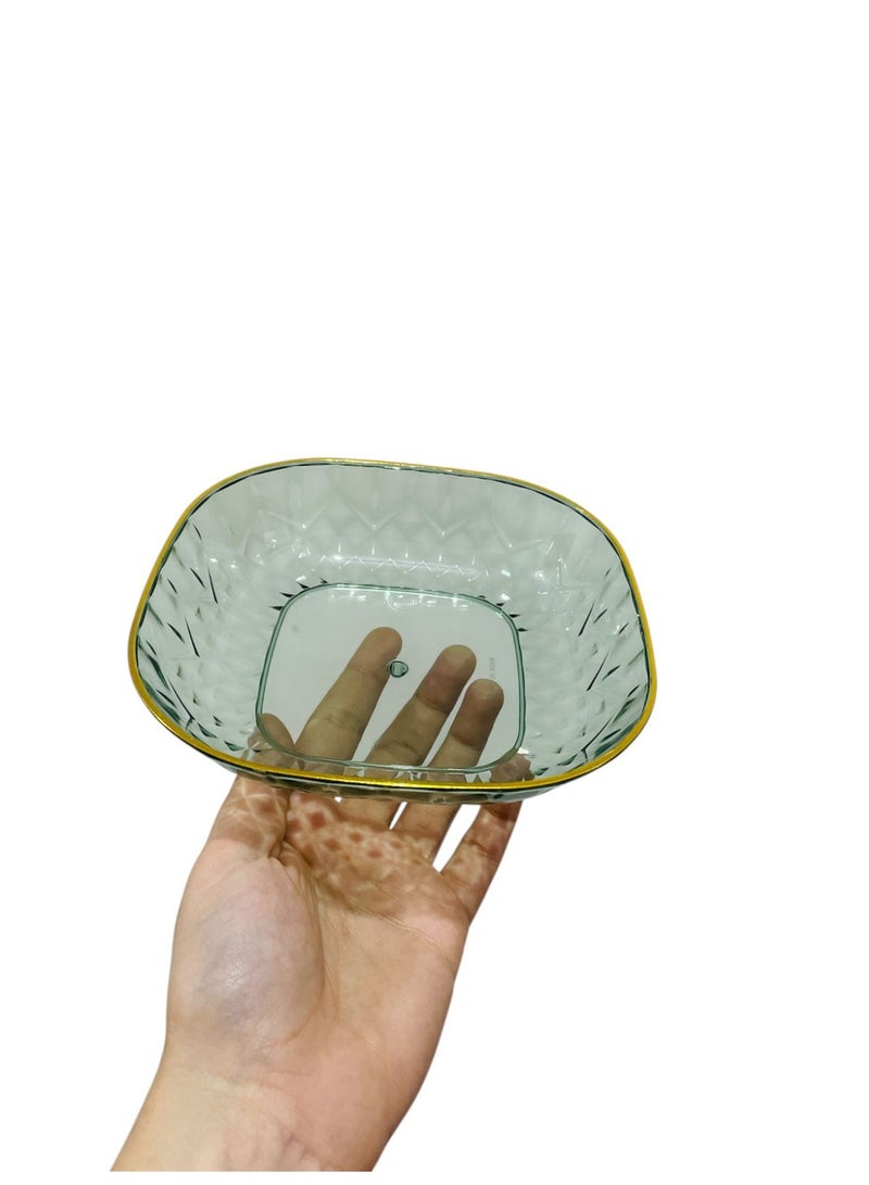 Dishes for snacks and sauces, shatterproof acrylic material, multi-colored.Perfect for Serving Snacks, Fruits, and Cakes, Unbreakable and Shock-Resistant, Suitable for Everyday and Special Events - Image 1