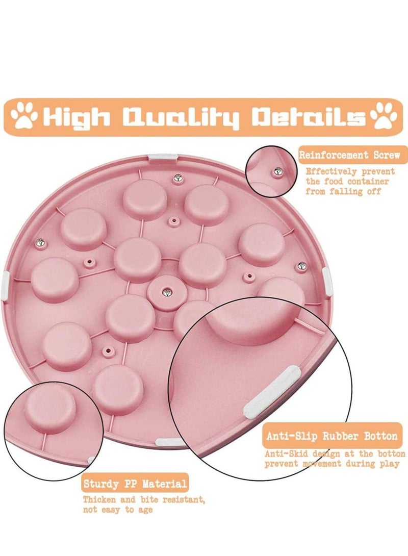 MIXDE Dog Puzzle Toys, Dog Enrichment Toys for Large Medium Small Smart Dogs, Mentally Stimulation Toys for Dogs Cats, Interactive Dog Toys, Dog Treat Toy, Puzzle Feeders for Puppy (Pink)  - Image 4