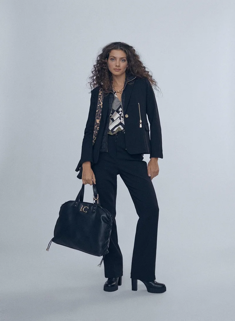 Lola Casademunt Faux leather trousers