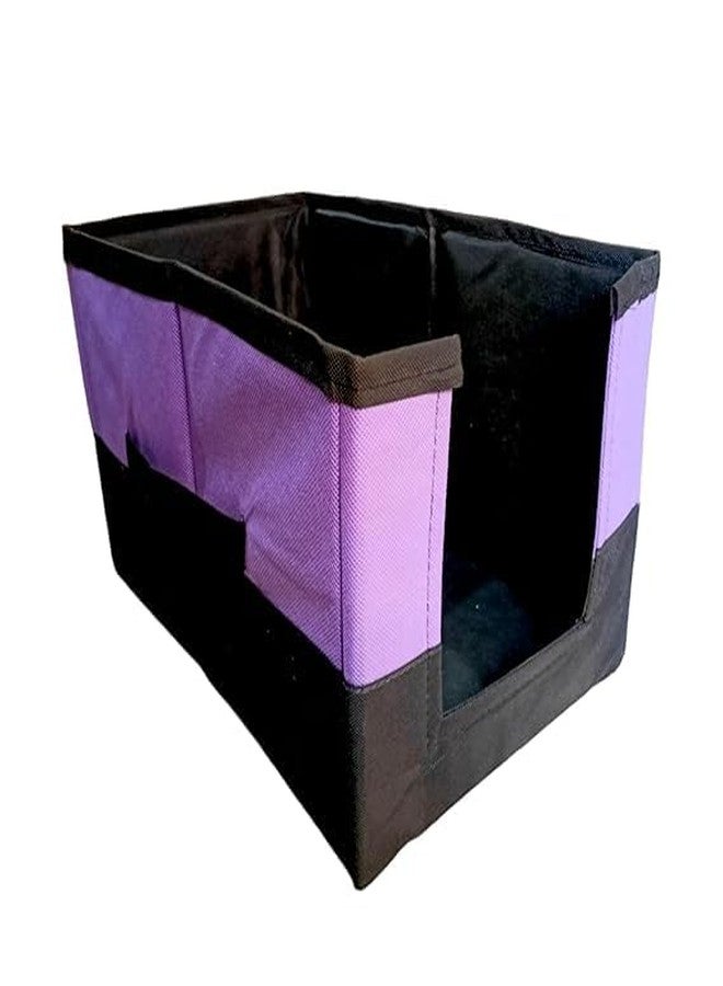 LAGET® Foldable Storage Box Non-Woven Shirt Stacker/Clothes Organizer|Solid Color & Foldable Non Woven Material|Closet & Wardrobe Organizer(Pack of 1) MULTI COLOR - Image 3