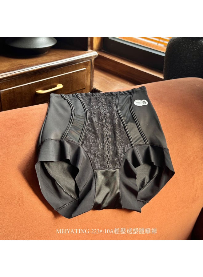 Women's Slim-fit Strong Body Shaping Small Belly Traceless Hip-lifting Light Shaped Waist High Waist Belly-lifting Pants