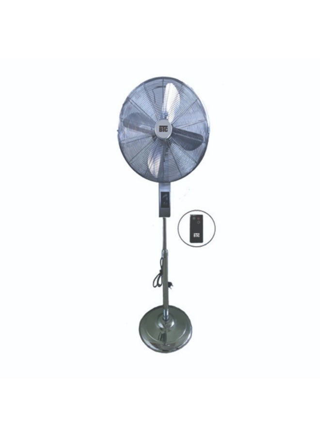 BTC Stand fan 115 cm warranty 3 years remote 3 speed - Image 1