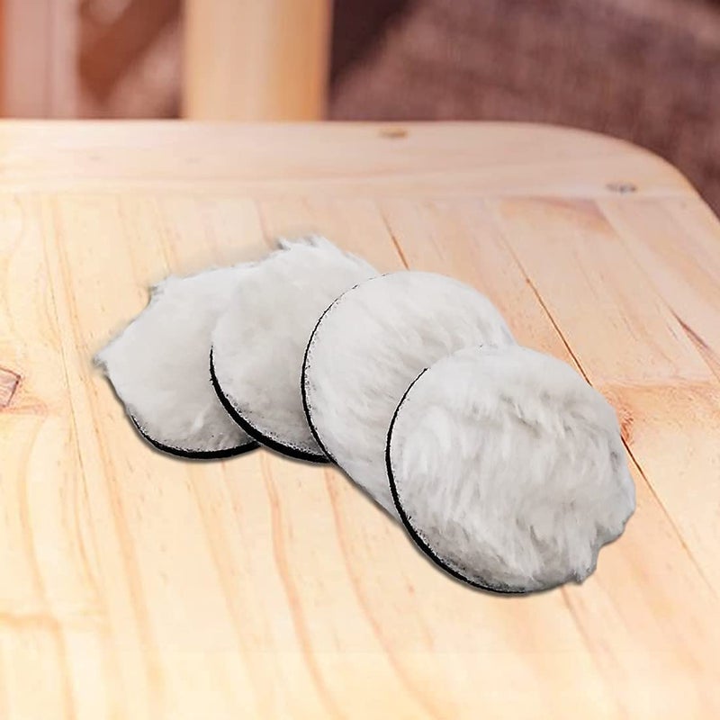 DIY Crafts DIY Crafts 5 Pcs, 3" inch Fur Felt Pad Only, Hoop Loop Fur Felt Pad Only For Wool Felt Polishing Pad Polishing Wheel Point Mandrel Jewelry,Glass,Metal,Ce(5 Pcs, 3" inch Fur Felt Pad Only)  - Image 3