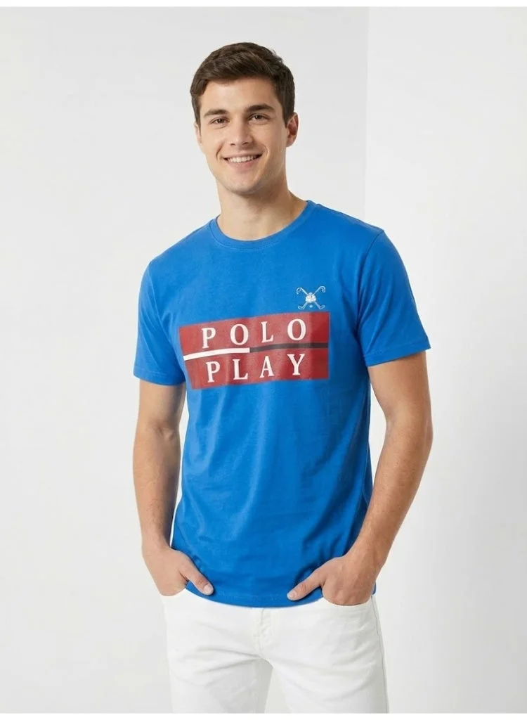 Polo Play Mens Graphic T-shirt -BLUE