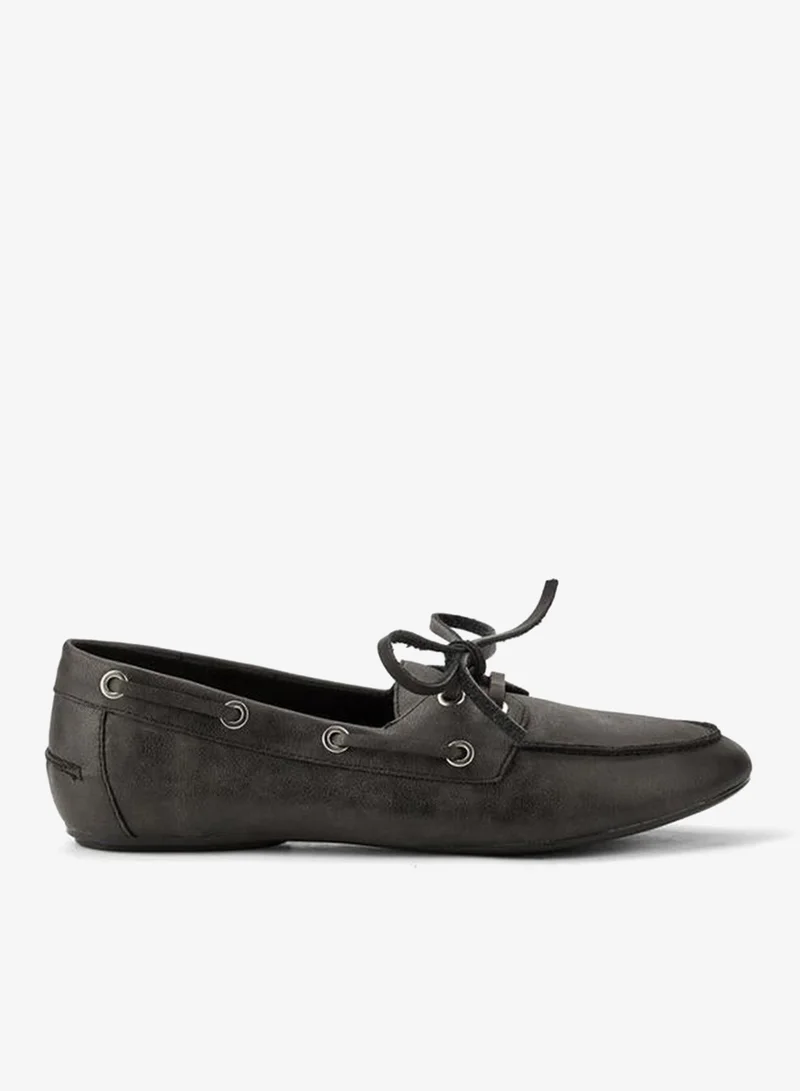 Celeste Women Lace-Up Detail Loafers