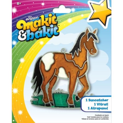 Colorbok TB-48945 Makit and Bakit Suncatcher Kit, Horse - Image 1