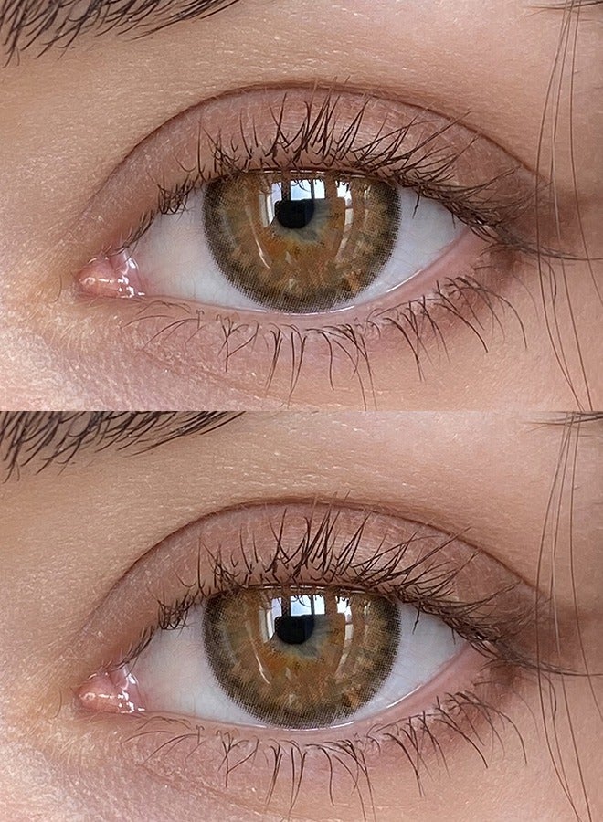 Freshlady Colored Contact Lenses Cleopatra Hazel 14.20mm Yearly Disposable for Daily Wear - Image 2