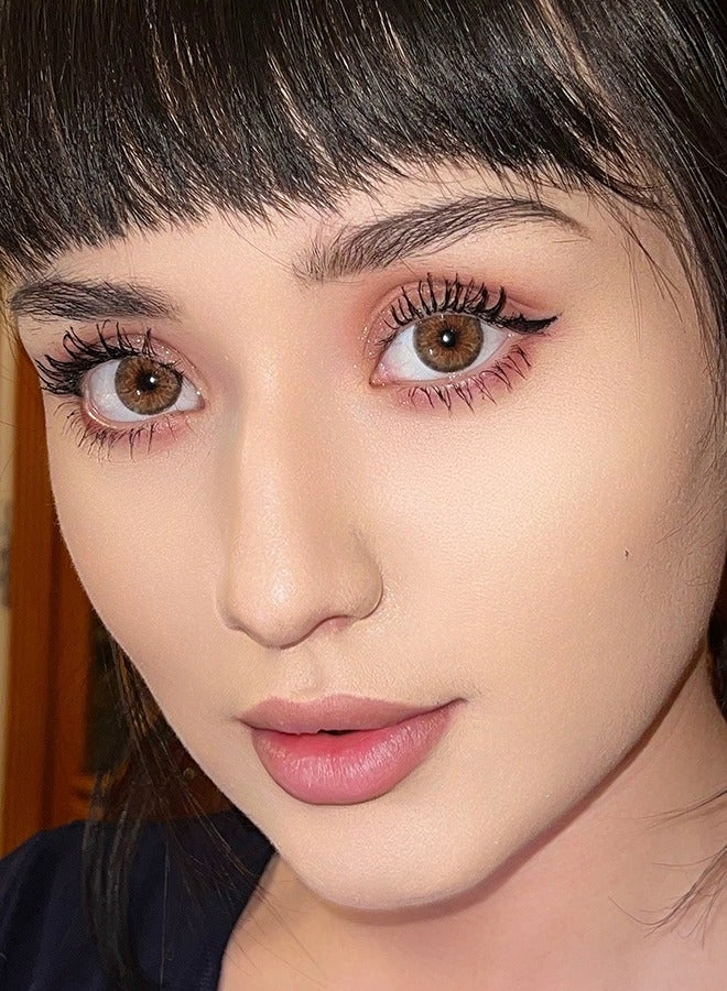 Freshlady Colored Contact Lenses Cleopatra Hazel 14.20mm Yearly Disposable for Daily Wear - Image 3