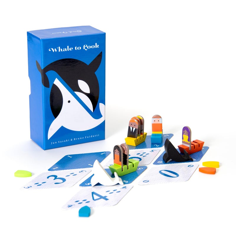 Oink Games Whale to Look Japanese Deduction Game Ages 9 Investigate Guess Whale Locations - Image 2
