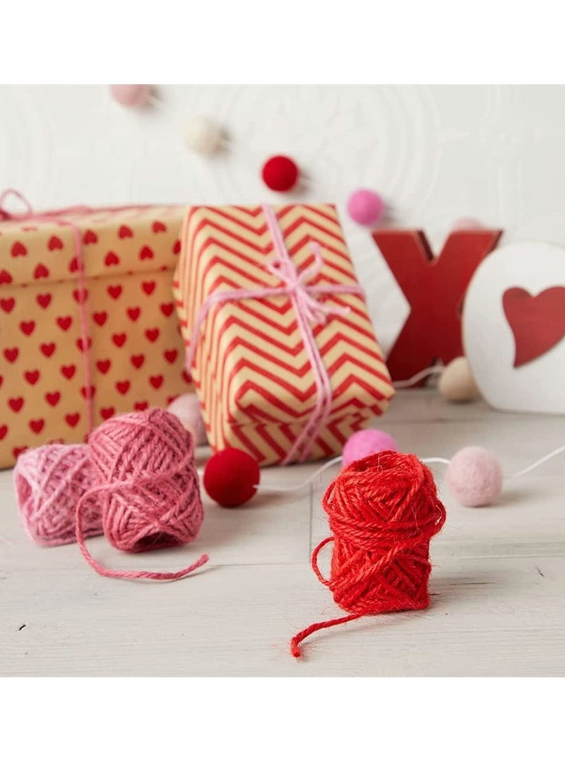 SYOSI 8 Colors Thread Cord for Jewelry Making, Multi-Color Flax String Cord, Natural Twine Cord Rope String for Handmade Bracelets Keychains Craft Making Accessories (Colorful) - Image 3