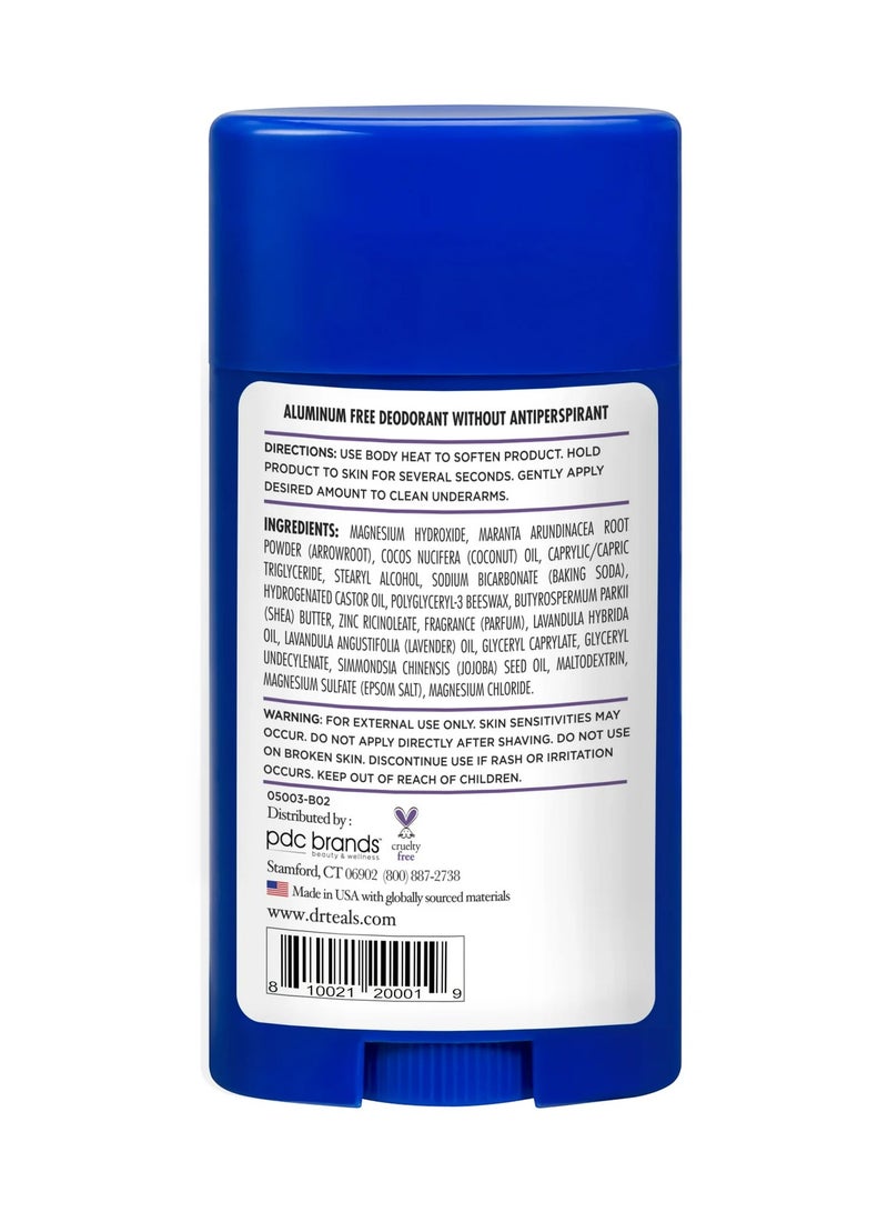 Dr Teal's Aluminum Free Deodorant Lavender Vanilla 75G - Image 2