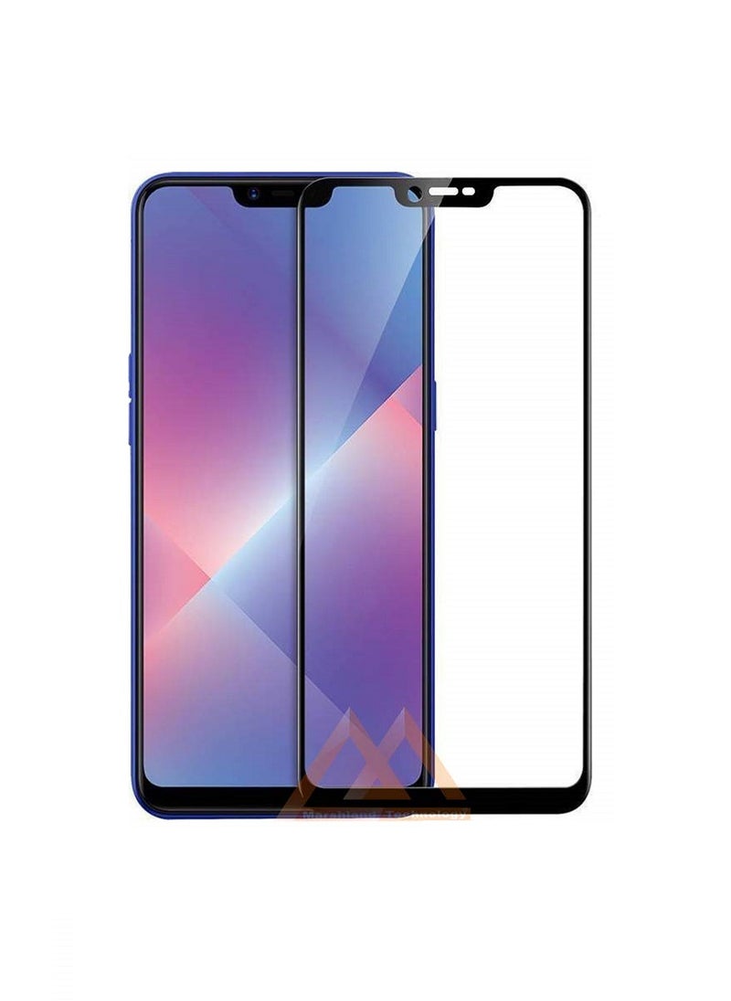 Super Tempered Glass Screen Protector 5D Designed For Oppo A5 (AX5) Full Glue Edge to Edge Full Screen Coverage And Bubble Free - Image 1