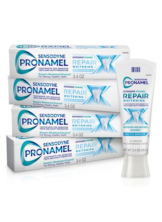 Sensodyne Pronamel Intensive Enamel Repair Toothpaste for Sensitive Teeth and Cavity Protection, Whitening Toothpaste to Strengthen Enamel, Arctic Breeze - 3.4 Ounces (Pack of 4) - Image 1
