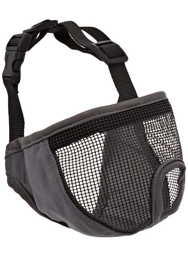 Trixie Muzzle For Short-Nosed Breeds Polyester S-M Short Grey - Image 1