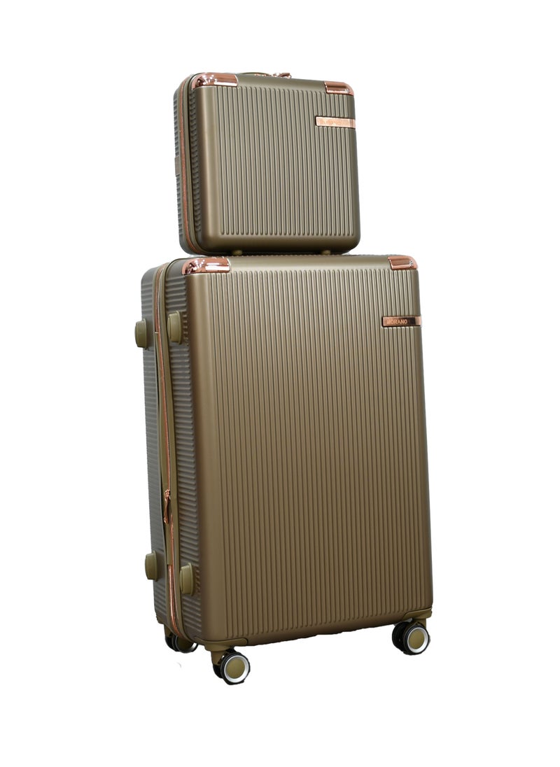 MORANO - Morano Hard-Side Travel Back Luggage Trolley Set, 4 Pcs - - Image 1