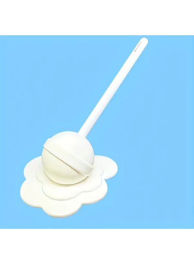 Silvery Candy Apple Pencil Holder Cute Melted Design Desktop Organizer For Pens Markers Creative Gift - Image 3