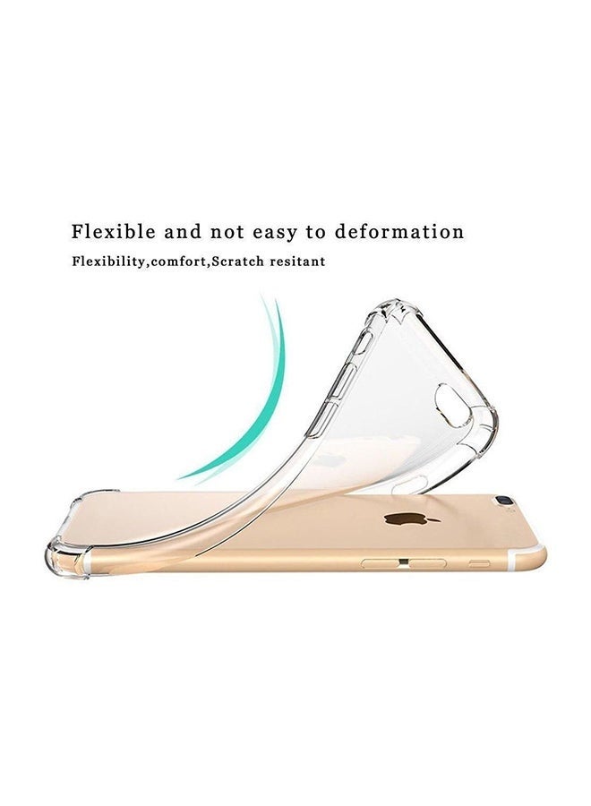 ليدين جراب شفاف لهاتف iPhone 7 Plus، جراب خلفي مرن ناعم من السيليكون، جراب مقاوم للصدمات ومضاد للخدش مع زاوية معززة ومتوافق مع iPhone 7 Plus شفاف - Image 4