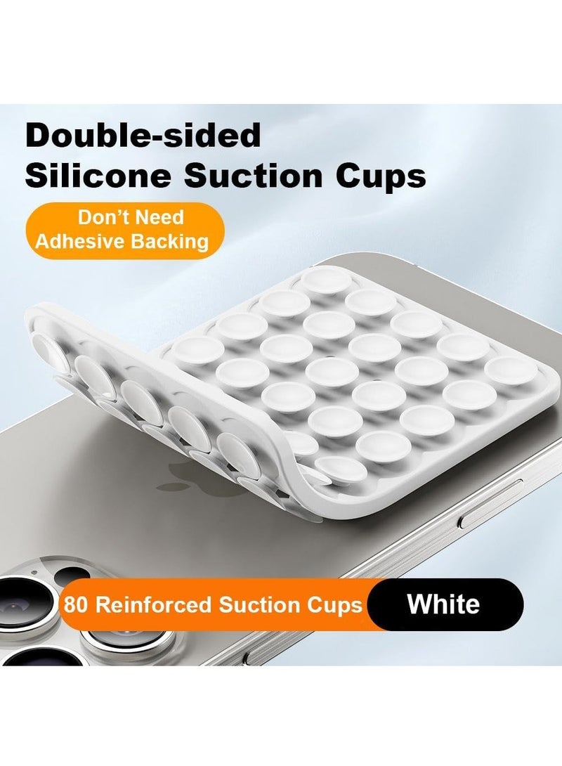 Silicone Double Sided Suction Phone Holder, Suction Cup Phone Case, Detachable Mount Phone Accessories, Hands-Free Strong Grip Holder For Selfies & Videos - Image 2