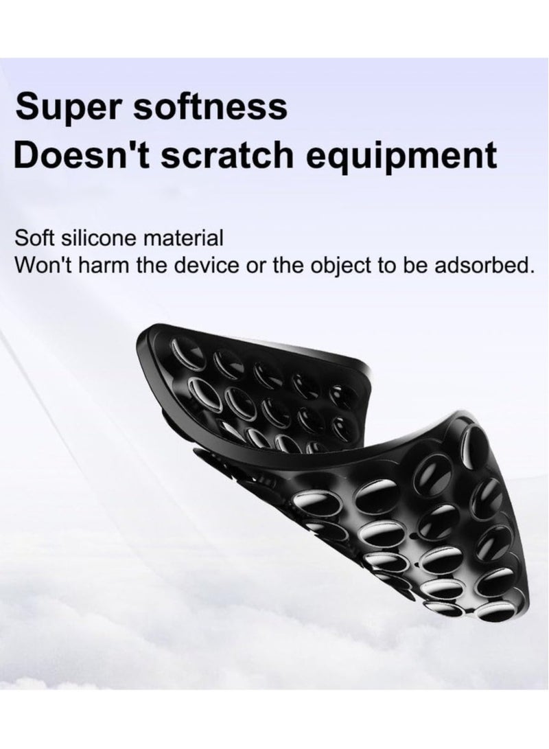 Silicone Double Sided Suction Phone Holder, Suction Cup Phone Case, Detachable Mount Phone Accessories, Hands-Free Strong Grip Holder For Selfies & Videos - Image 3