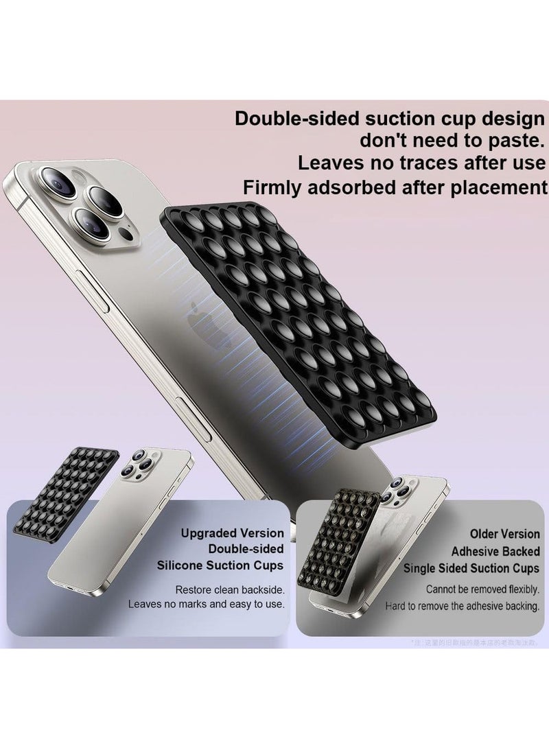 Silicone Double Sided Suction Phone Holder, Suction Cup Phone Case, Detachable Mount Phone Accessories, Hands-Free Strong Grip Holder For Selfies & Videos - Image 4