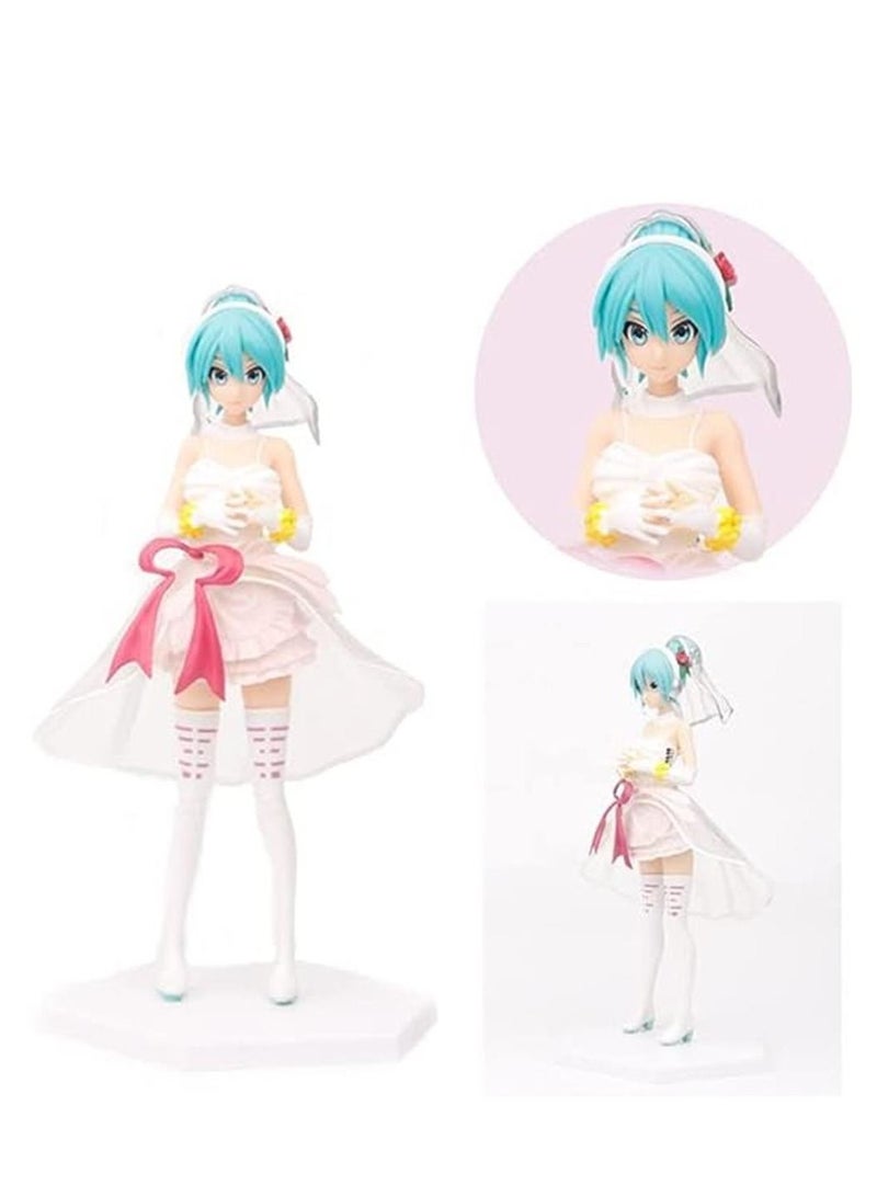 Hatsune Miku Dress Version Figure Super Exquisite Height 7.98inch Anime Figure Birthday Gift New Figure Sa  - Image 2