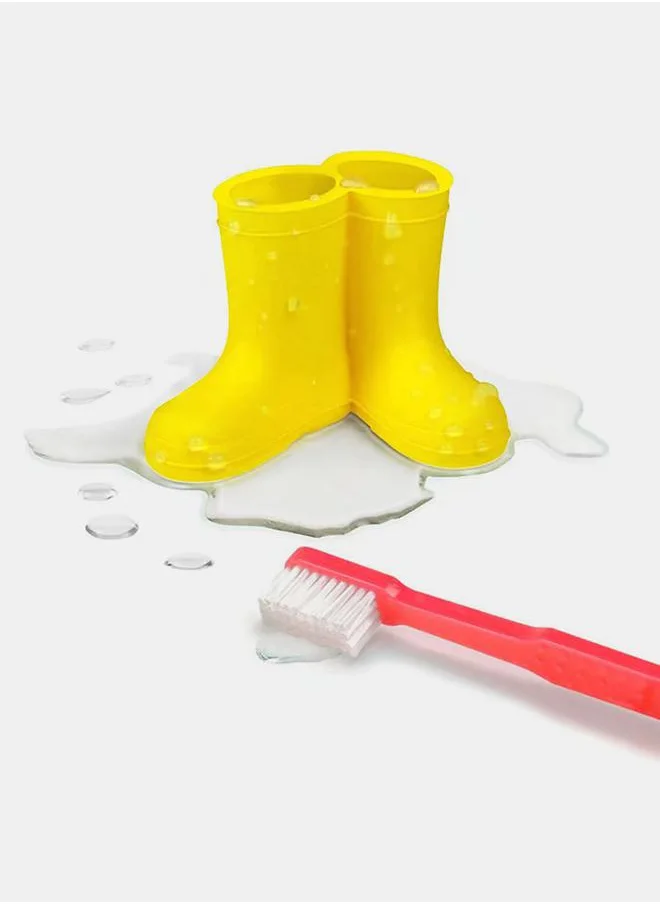 Styli Yellow Boots Shaped Pen Holder