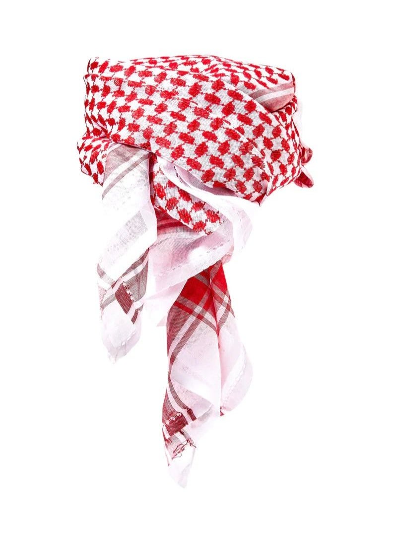 Generic Ghatra Cap White/Red  - Image 1