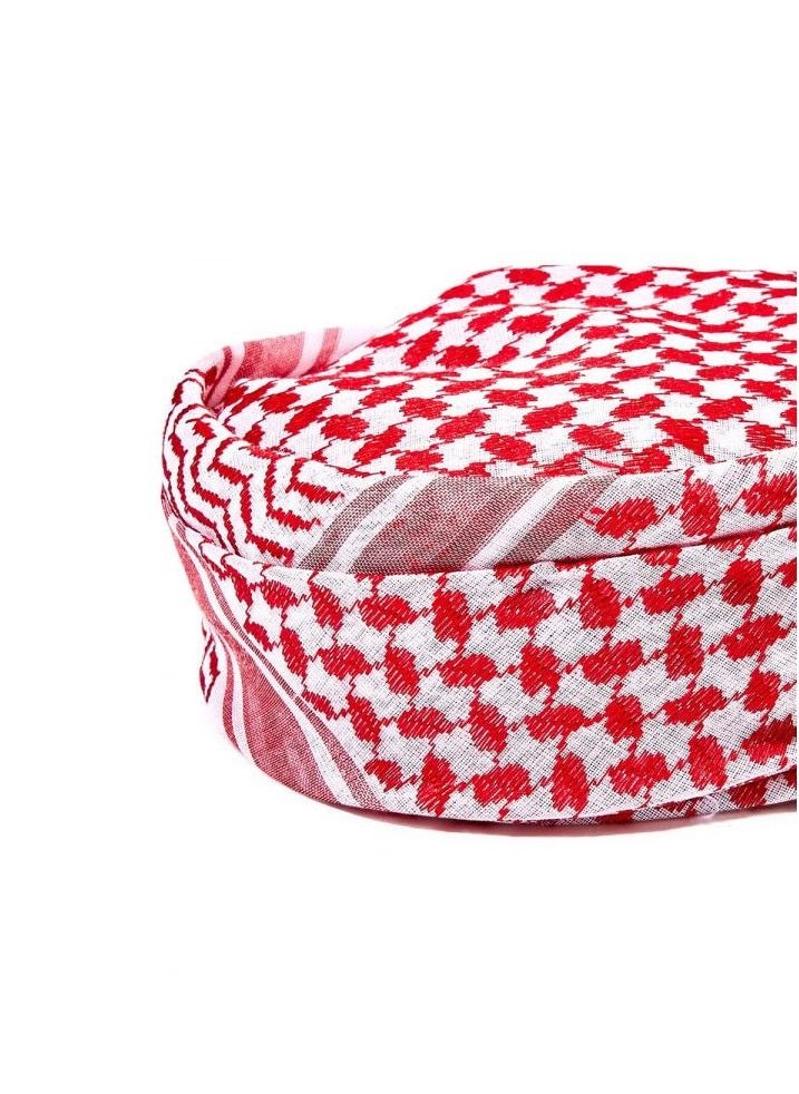 Generic Ghatra Cap White/Red  - Image 3