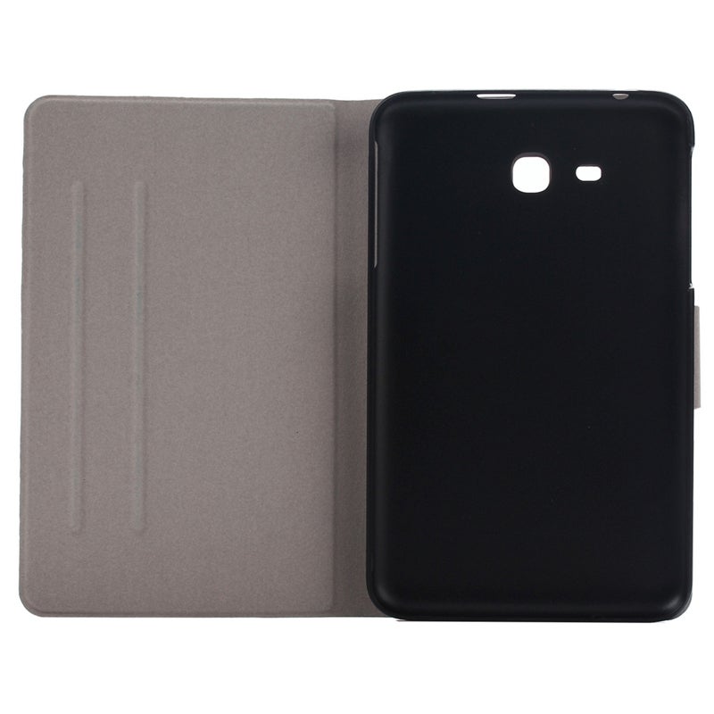 جراب جلدي أفقي قابل للطي بنقشة المحيط الأزرق مع حامل لجهاز Galaxy Tab 3 Lite 7.0 3G / T111 - Image 4