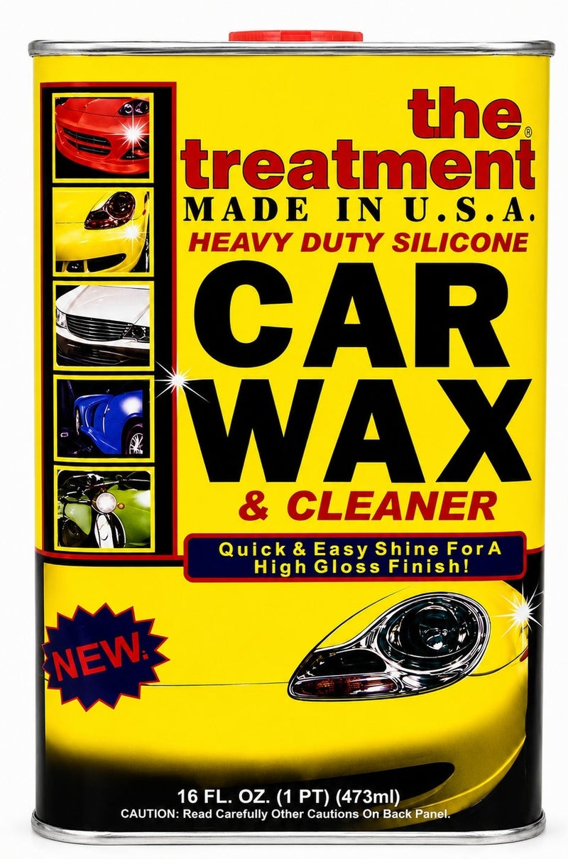 ذا ترتيمنت مستحضر "The Treatment" - شمع سيليكون ومنظف للسيارات (شديد الفعالية) سعة 473 مل | تلميع فائق اللمعان، تعزيز بريق الطلاء وتنظيف الأسطح (للسيارات، الدراجات النارية، الألياف الزجاجية، المعادن، البلاستيك والإطارات) - Image 2