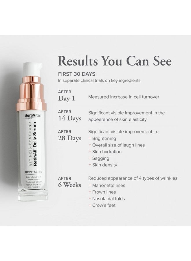 SeroVital Beauty RetinAll Daily Serum - Redefining Retinol - Retinoid Skin Serum - Anti Wrinkle Face Serum for Women, 1 oz - Image 4