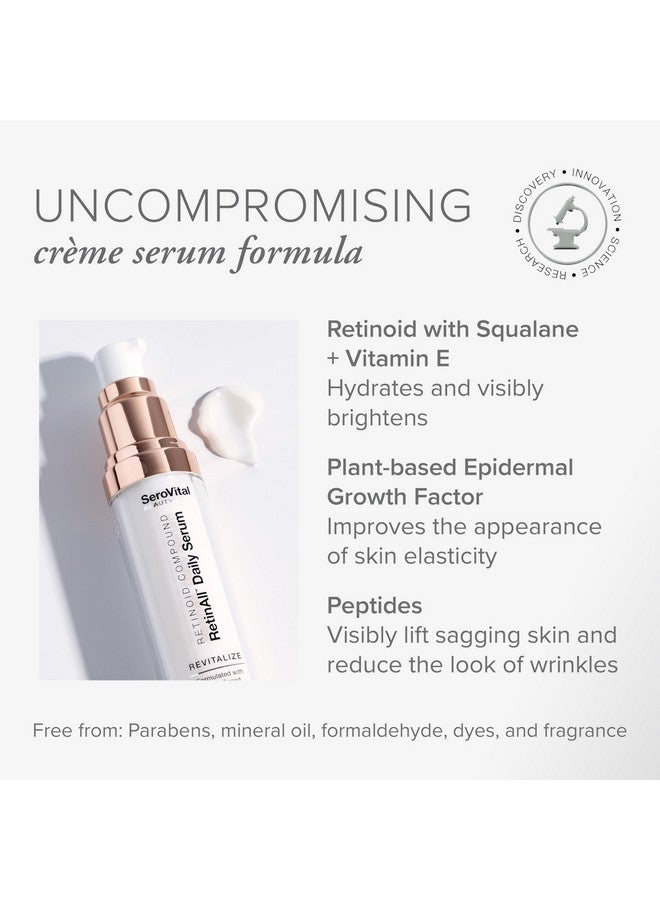 SeroVital Beauty RetinAll Daily Serum - Redefining Retinol - Retinoid Skin Serum - Anti Wrinkle Face Serum for Women, 1 oz - Image 2