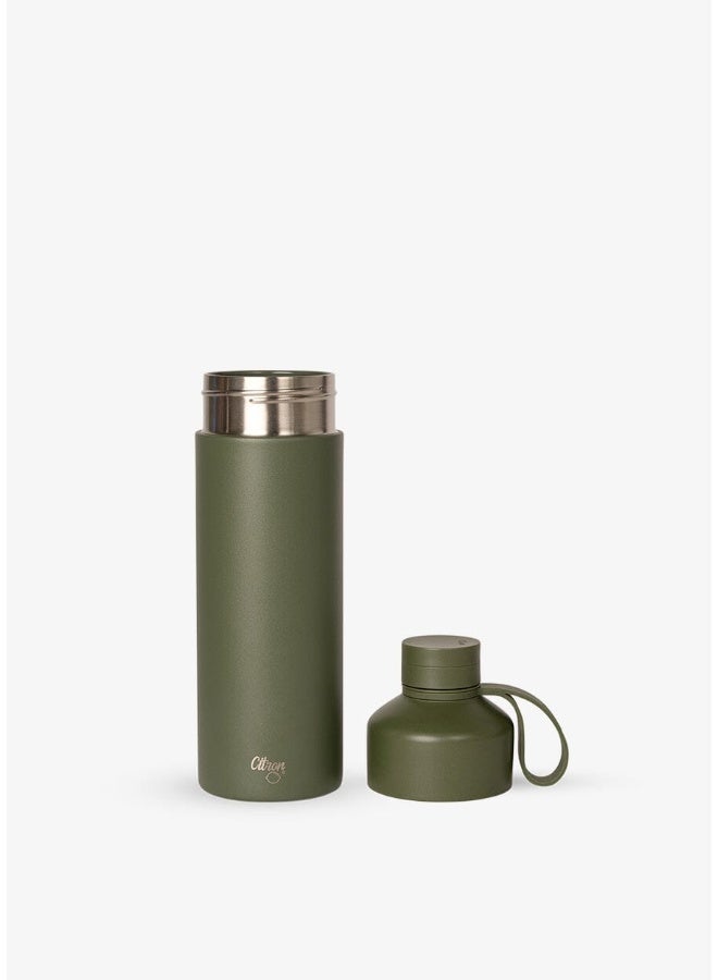 Citron - Duo Sip Stainless Steel Thermal Water Bottle - Green - 750 ml - Image 2
